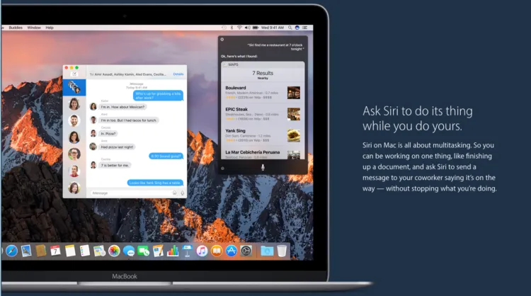Siri on macOS